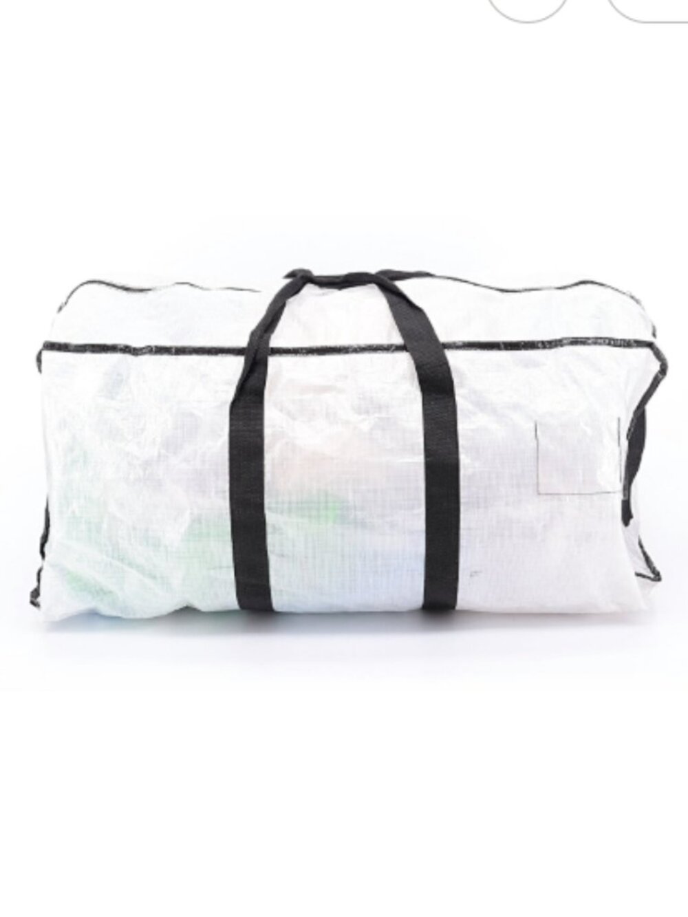 White Plastic Weekender Bag